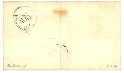 GREECE : 1871 Pair 20l + 80l (x3) canc. 106 on cover from CORFU to ...