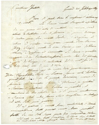 GENOVA to ALEP (SYRIA) : 1849 GENOVA /20 FEB. + P.D. on entire ...