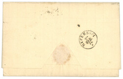 ROMANIA : 1855 WIEN + 50 BANI Tax marking on entire letter datelined ...