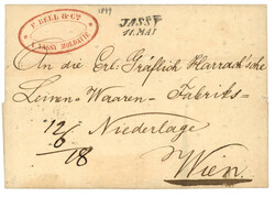 ROMANIA - AUSTRIAN P.O. : 1849 JASSY /11.MAI on DISINFECTED ...