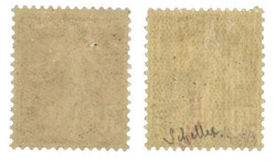 PREOBLITERES : 30c rouge (no58) neuf * + 30c bleu (no60) signé ...