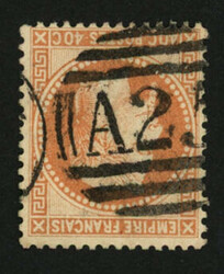 40c (no31) obl. Killer A25 apposé à MALTE. Signé JAMET. Superbe