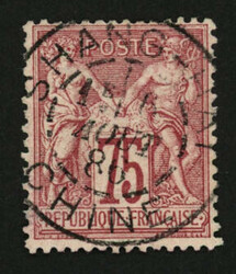SHANGHAI : 75c SAGE (no71) oblitération centrale SHANG-HAI CHINE. ...