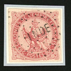 INDE : 80c AIGLE TB margé obl. INDE. TTB
