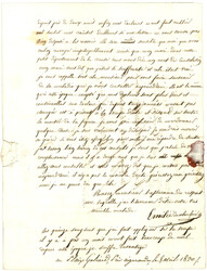 INDRE : 1830 Cursive 35 AIGURANDE /LA CHATRE + P.35.P LA CHATRE. TB