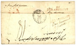 INDRE - Triple DEBOURSE : An 6 35 DEB. ARGENTON (indice 22) + DEB. ...