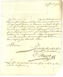 INDRE : 1772 BUZANCOIS (Lenain no1) + "DEBOURSE D' ARGENTON en BERRY" ...