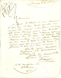 INDRE : 1828 DEB. BUZANCOIS + P.35.P CHATEAUROUX. Indice 21. Superbe