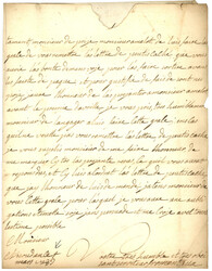 INDRE : 1739 ISOUDUN manus. (Lenain no6) + "FRANCHE" (Lenain no7) + ...