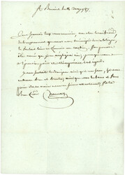 INDRE : 1787 St Bt DU SAULT rouge (Lenain no2). Indice 19. Superbe