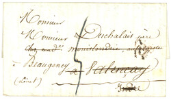 INDRE : 1824 DEB. 35 VALENCAY. Indice 20. Rare. TTB