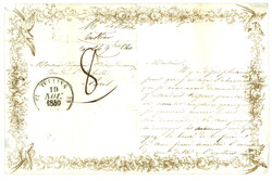 ISERE - VALENTINE : 1840 T.12 TULLINS + Taxe 8 sur magnifique ...