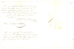 ISERE - VALENTINE : 1840 T.12 TULLINS + Taxe 8 sur magnifique ...