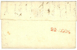 CONTE de NICE : 1831 POGETTO (no6) sur lettre avec texte pour NICE. ...