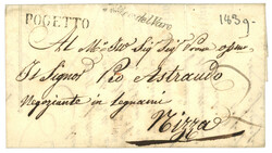 CONTE de NICE - VILLARS DU VAR : 1849 Trés rare cachet Villar del ...