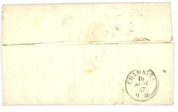 SAVOIE - CLERMONT-FERRAND via PONT DE BEAUVOISIN : 1857 SARDAIGNE 20c ...