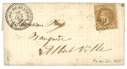 SAVOIE : 1869 10c (no28) obl. PC du GC 4411 + T.22 VILLARD DE ...