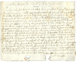 TOURNAY - Période française : 1692 "DE TOURNAY" manus. + "CITTO" ...