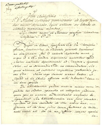 An 7 Rare cachet P.P. TREVES en rouge sur lettre avec texte pour ...