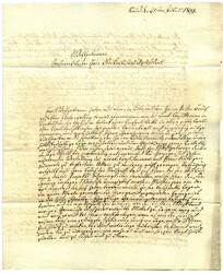 1809 P.103.P NEUSS sur lettre avec texte. Superbe