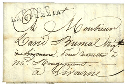 1810 P.110.P LA SPEZZIA sur lettre pour LIVOURNE. TTB