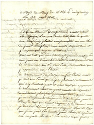 1810 P.110.P LA SPEZZIA sur lettre pour LIVOURNE. TTB