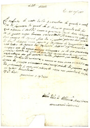 1811 117 CITTA-DI-CASTELLO sur lettre pour FIRENZE. RARE. TB.i