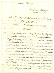 1813 117 FOLIGNO sur lettre avec texte pour ROME. TTB