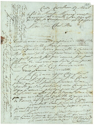 1809 Trés rare cachet ROME PAR AIX sur lettre daté CIVITA ...