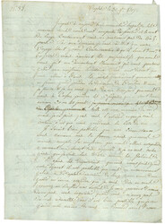 1807 Bau E PORT PAYE / ARM. D' ITALIE/ MERIDIONALE sur lettre de ...