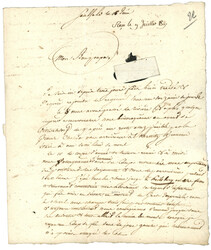 1807 No9 GRANDE-ARMEE sur lettre datée "SEEFELD". TB texte (pd) sur ...