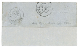 1868 20c (no29) obl. CER rouge + Cachet rouge CORPS EXPEDre 2 ROME 2 ...