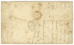 Emission CERES utilisé en GUADELOUPE : 1852 1F (no6) TB margé ...