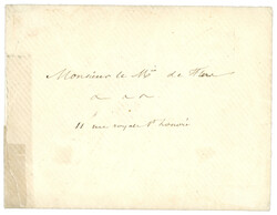 CROIX-ROUGE : Cachet CROIX-ROUGE rouge SOCIETE DE SECOURS AUX BLESSES ...