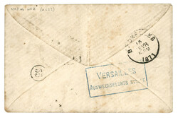 ARMISTICE : 30c (no30) obl. Etoile + PARIS 5 fevr. 71 + mention "Par ...