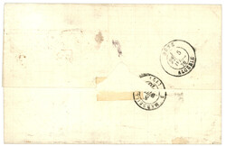 1876 30c CERES obl. exceptionnellement par le cachet d' entrée ...