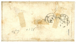 1866 40c + 80c obl. ANCRE + BUENOS-AYRES sur enveloppe pour LOCARNO ...