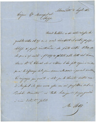 ALEP : 1865 10c (no21)x5 obl. GC 5079 + Griffe bleue POSTE FRANCAISE ...