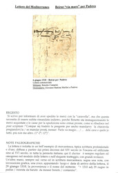 BEYROUTH : 1510 lettre avec texte de BEIRUT pour PADOVA (ITALIE). ...