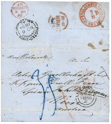 GREAT BRITAIN : 1858 POSTED SINCE 8.30 LAST NIGHT / LIVERPOOL + AUS ...