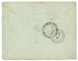 MALAYA - KAMPAR : 1907 1c + 3c + 4c + 8c canc. KAMPAR (large type) on ...