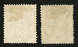 ALEXANDRETTE : 2 ex. du 25c SAGE (no92) obl. ALEXANDRETTE SYRIE. ...