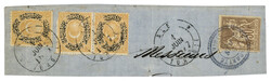 ALEXANDRETTE : 1877 Mixte 30c SAGE obl. ALEXANDRETTE SYRIE + 3 ...