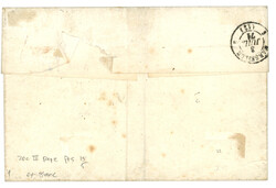 Emission de BORDEAUX utilisée en EGYPTE : 1871 Paire 20c BORDEAUX ...