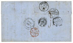 CONGO PRECURSEUR - Voie de SIERRA-LEONE : 1859 Trés rare cachet GB / ...