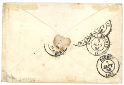 TAHITI : 1866 AIGLE 20c TTB margé + 80c pd obl. OCN + TAITI ...
