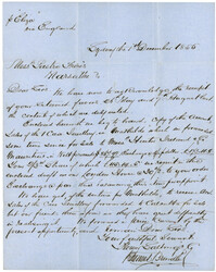 NEW SOUTH WALES : 1856 COLONIES ART. 18 on entire letter from SYDNEY ...