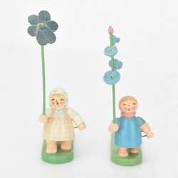   Vier Blumenkinder-Aufstellfiguren Wendt & Kühn, Grünhainichen, ...