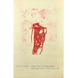 Morgner, Michael (1942 Chemnitz - tätig ebd.) Lithografie in Rot ...