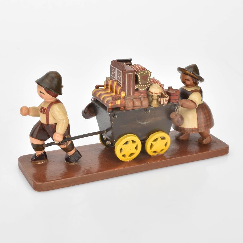 Aufstellfigur UMZUGSWAGEN MIT TIROLERN Wendt & Kühn, Grünhainichen, ...